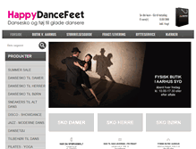 Tablet Screenshot of happydancefeet.dk